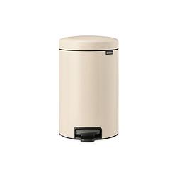 Foto van Brabantia newicon pedaalemmer 12 liter met kunststof binnenemmer - soft beige