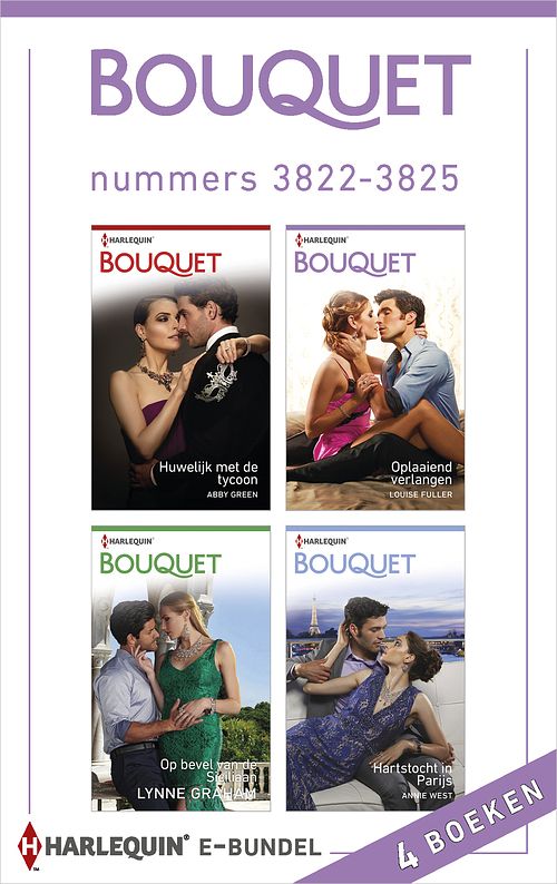 Foto van Bouquet e-bundel nummers 3822 - 3825 (4-in-1) - abby green - ebook (9789402527155)