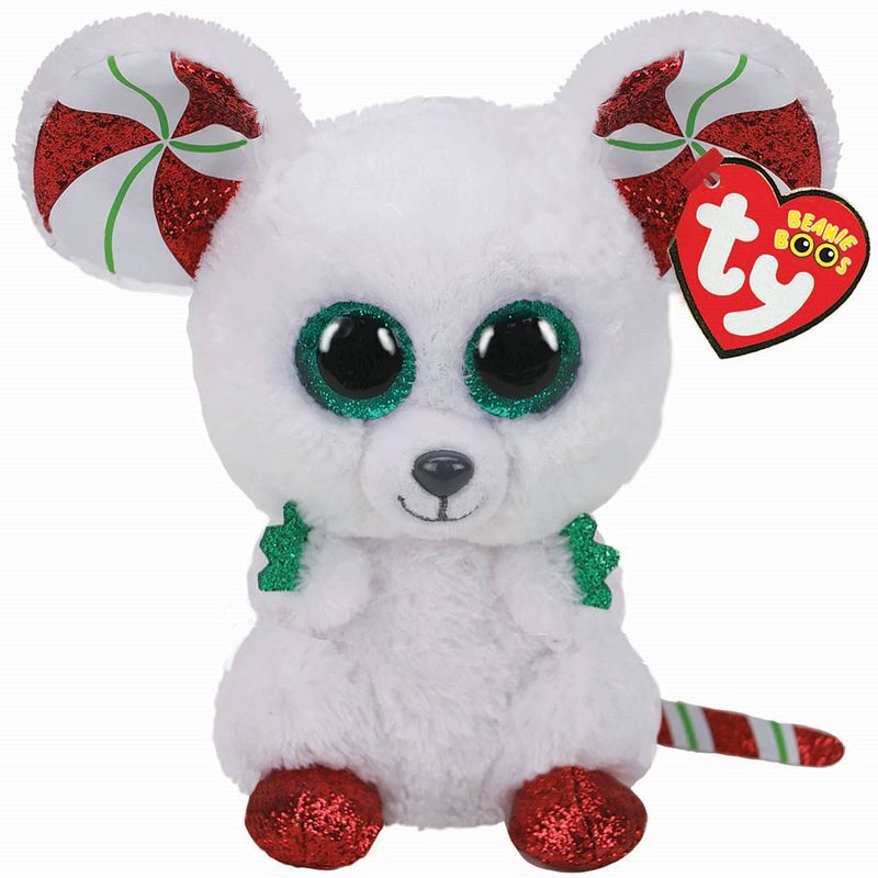 Foto van Ty beanie boo's christmas mouse 15cm