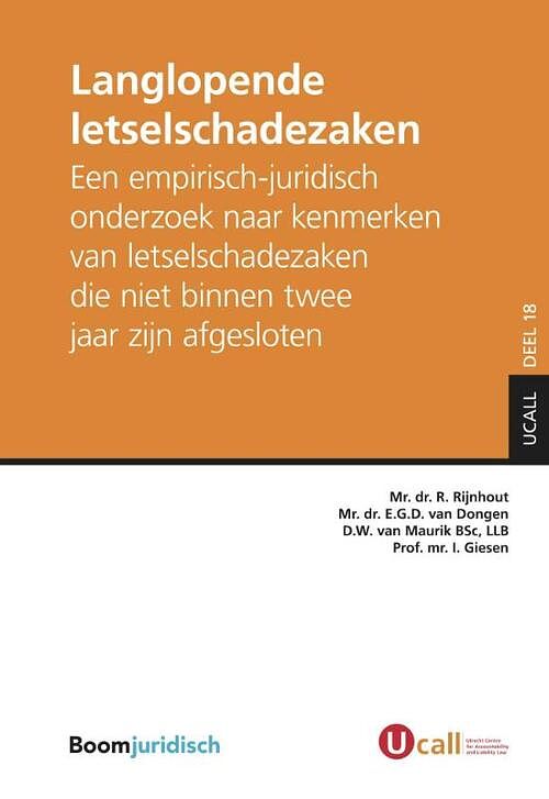 Foto van Langlopende letselschadezaken - d.w. van maurik - paperback (9789462908598)