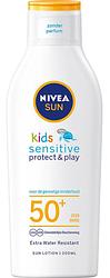 Foto van Nivea sun kids protect & sensitive zonnemelk spf50+
