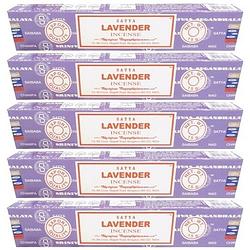 Foto van 5x nag champa wierook lavendel 15 gram - wierookstokjes