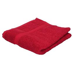 Foto van Voordelige badhanddoek rood 70 x 140 cm 420 grams - badhanddoek