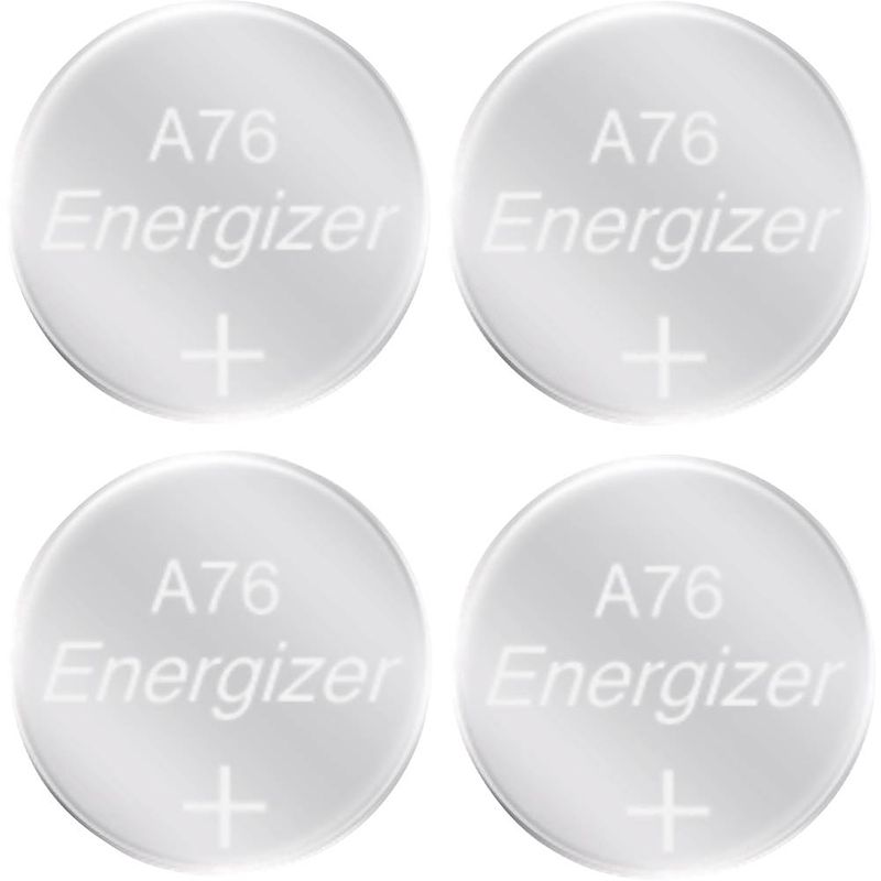 Foto van Energizer knoopcelbatterij lr44/a76 alkaline 1,5v 4 stuks
