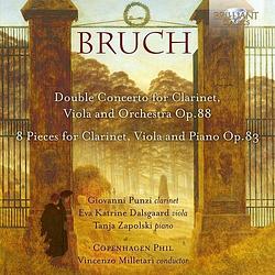 Foto van Bruch: double concerto for clarinet, viola and orc - cd (5028421956732)