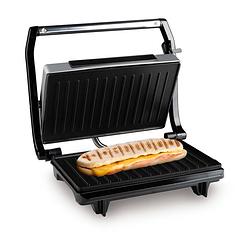 Foto van Alpina contactgrill - apparaat voor panini, tosti, hamburgers, etc - 700 watt - anti-aanbak