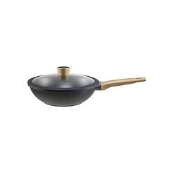 Foto van Beper pe.405 wokpan - voor alle warmtebronnen - ook voor inductie - ø 28 cm
