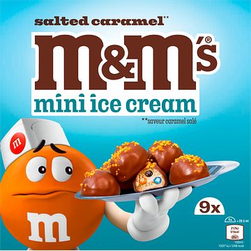 Foto van M&m'ss melk chocolade pinda ijs mini'ss uitdeelverpakking bij jumbo