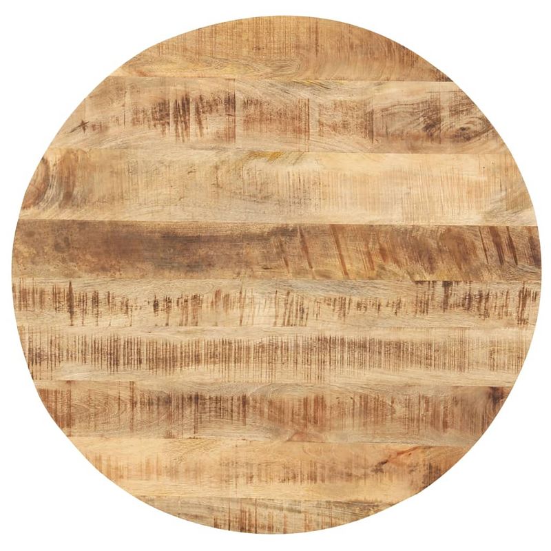 Foto van Vidaxl tafelblad rond 25-27 mm 40 cm massief mangohout