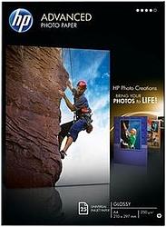 Foto van Hp advanced glossy fotopapier 25 vel (a4)