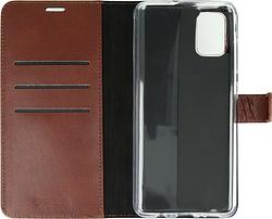 Foto van Valenta samsung galaxy a71 book case leer bruin