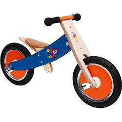 Foto van Scratch balance bike loopfiets met 2 wielen 12 inch junior rood/blauw