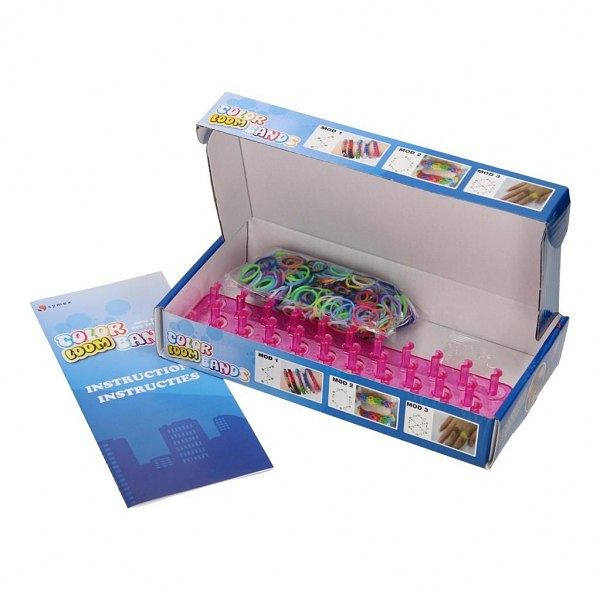 Foto van Loom color bands blue starterset