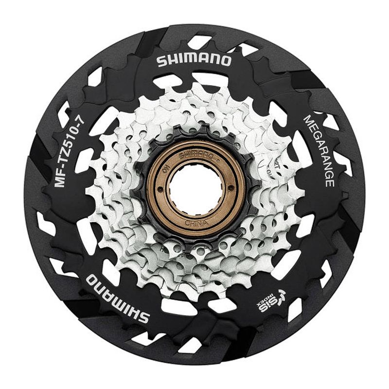 Foto van Shimano freewheel 7 speed mf-tz510 14-34t