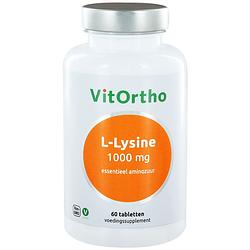 Foto van Vitortho l-lysine 1000 mg tabletten