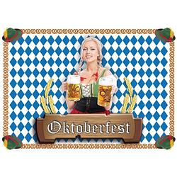 Foto van 10 oktoberfest placemats van papier - placemats