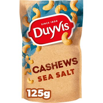 Foto van Duyvis noten cashews zeezout 125gr bij jumbo