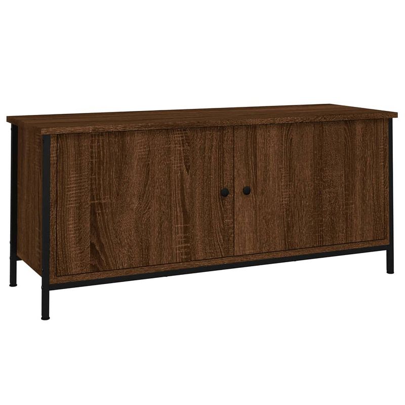 Foto van Vidaxl tv-meubel 102x35x45 cm bewerkt hout sonoma eikenkleurig