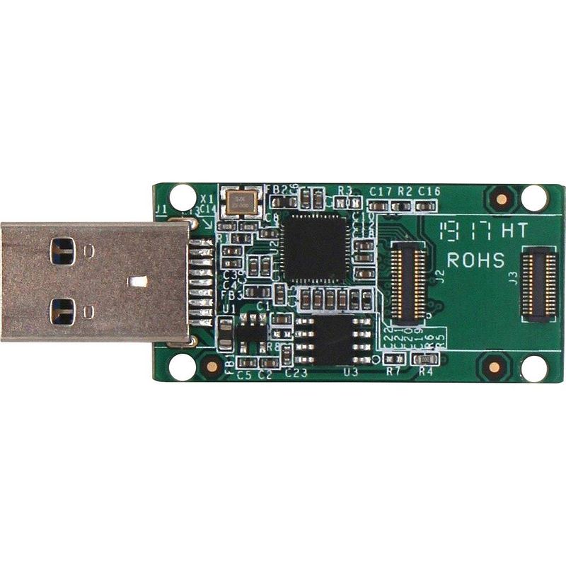 Foto van Radxa rockpi_emmc2usb3.0 externe geheugenkaartlezer usb 3.2 gen 1 (usb 3.0) groen