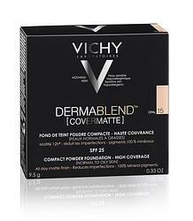 Foto van Vichy dermablend covermatte poeder foundation 15 opal