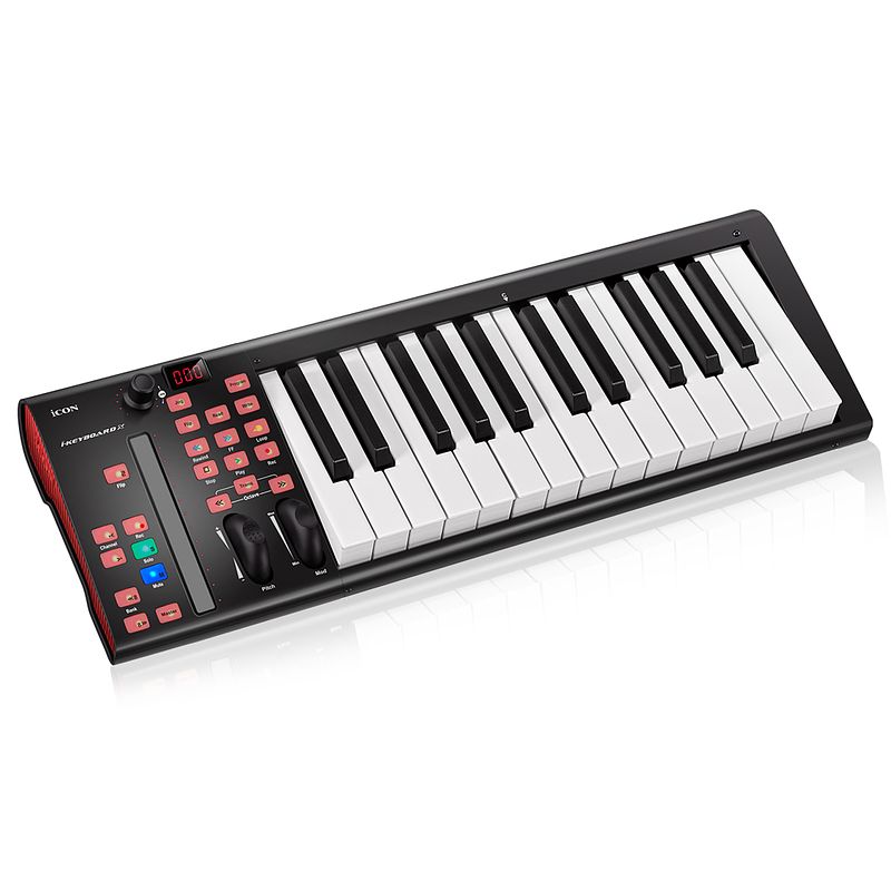 Foto van Icon ikeyboard 3x usb/midi keyboard 25 toetsen