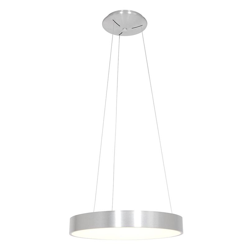 Foto van Moderne hanglamp - steinhauer - kunststof - modern - led - l: 48cm - voor binnen - woonkamer - eetkamer - wit