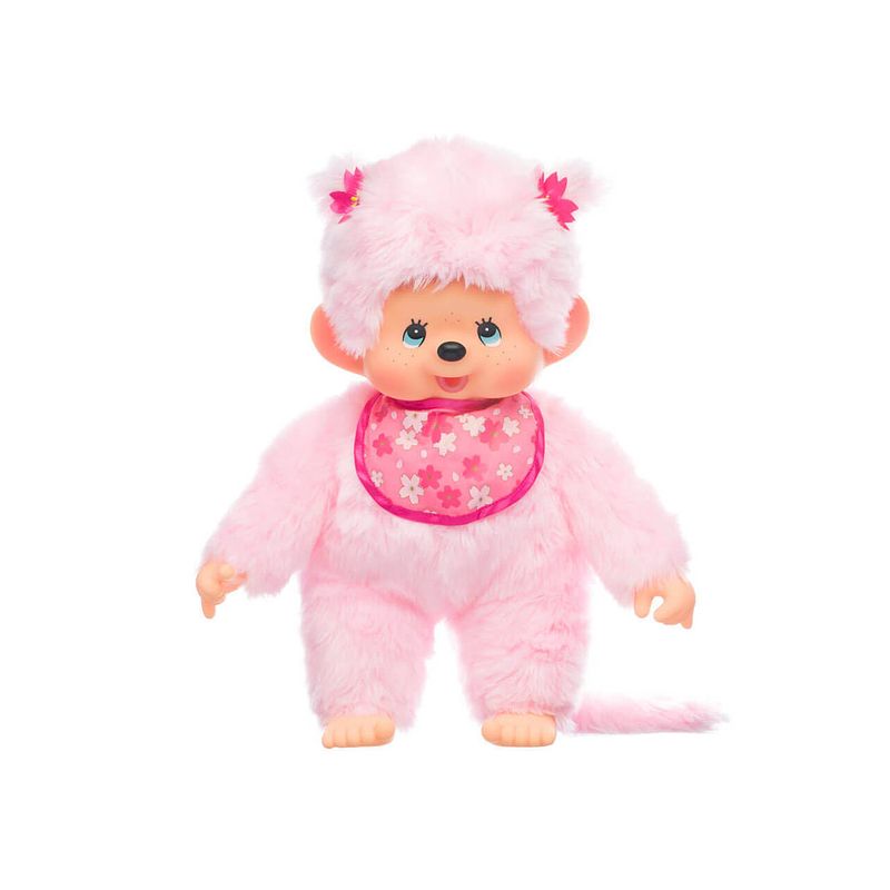 Foto van Monchhichi meisje cherry blossom - 45 cm