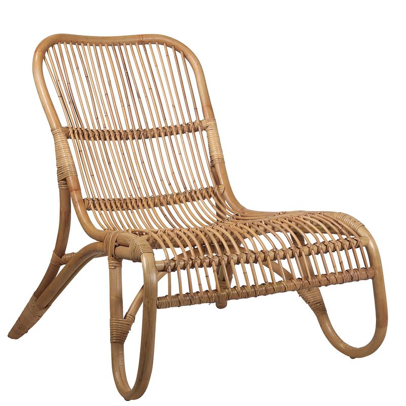 Foto van Giga meubel fauteuil rotan - naturel - fauteuil niagara