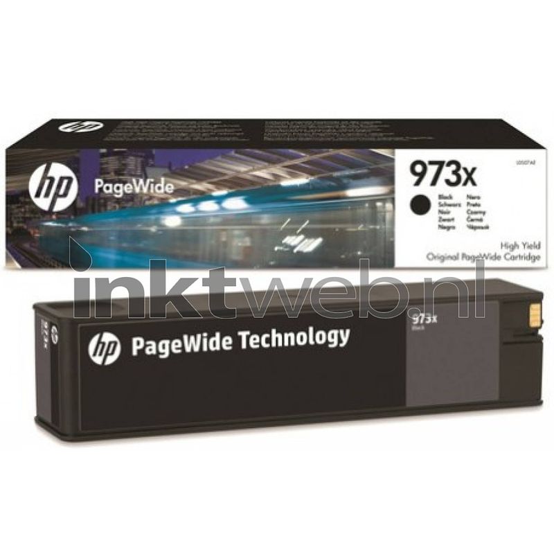 Foto van Hp 973x zwart cartridge