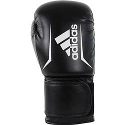 Foto van Adidas speed 50 bokshandschoenen zwart/wit 8oz