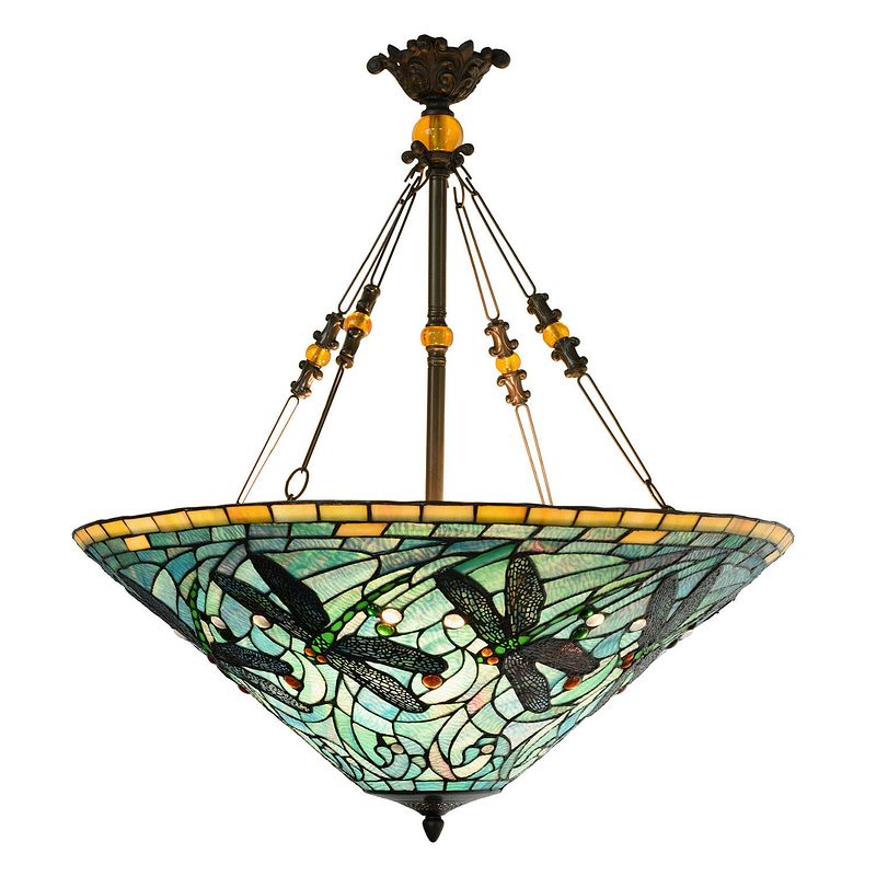 Foto van Clayre & eef multi hanglamp tiffany ø 71*75 cm e27/max 3*60w 5ll-5975