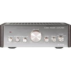 Foto van Renkforce e-sa9 stereoversterker 2 x 12 w zilver (metallic), donkerbruin