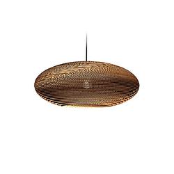 Foto van Lamponline hanglamp jazzy 440 ø 44 cm bruin