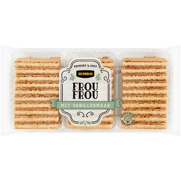 Foto van Jumbo wafels frou frou met vanillesmaak 175g