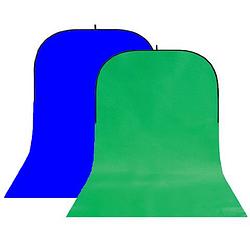Foto van Studioking background board bbt-10-07 groen/blauw 400x150 cm