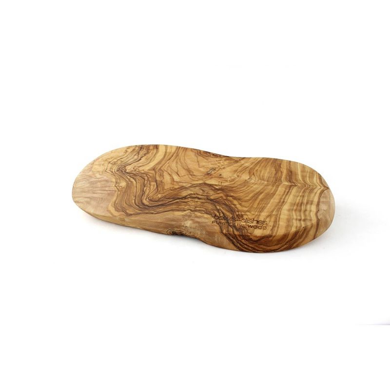 Foto van Bowls and dishes pure olive wood tapasplank - olijfhout 35cm