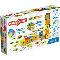 Foto van Geomag geomag magicube math building recycled clips 55 pcs