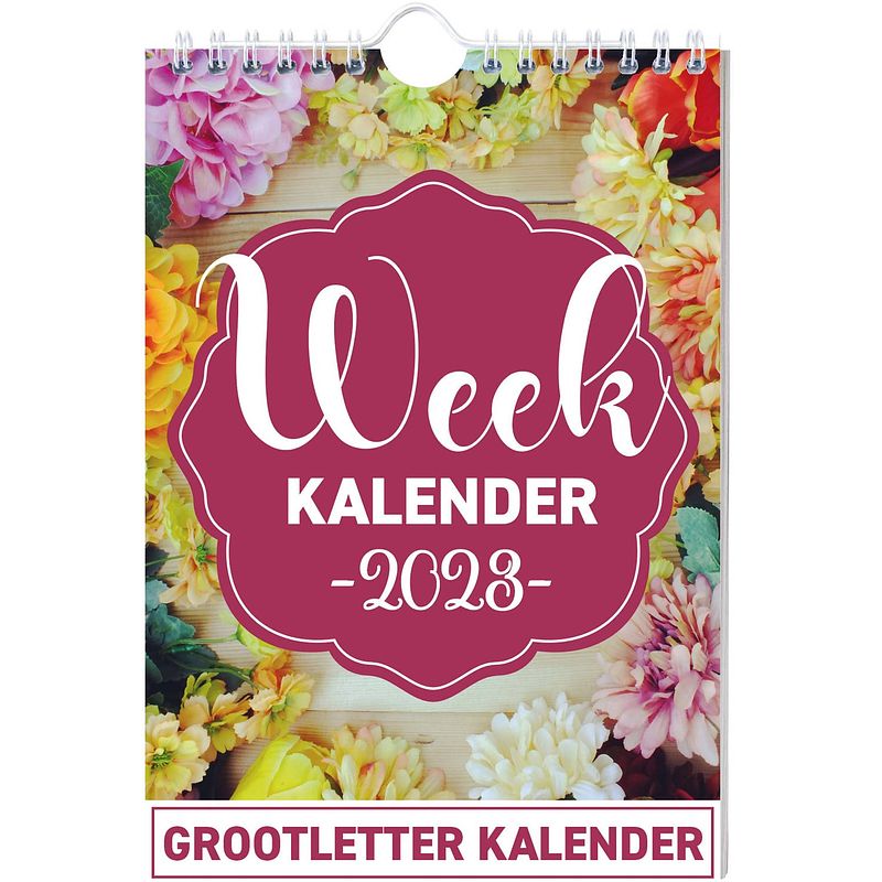 Foto van Bloemen weekkalender 2023