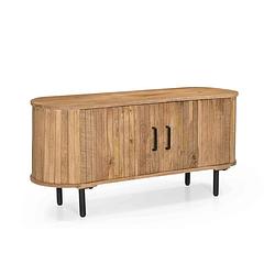 Foto van Giga meubel tv-meubel naturel - mangohout - 120cm - tv-meubel merel