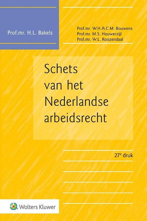 Foto van Schets van het nederlandse arbeidsrecht - paperback (9789013172539)