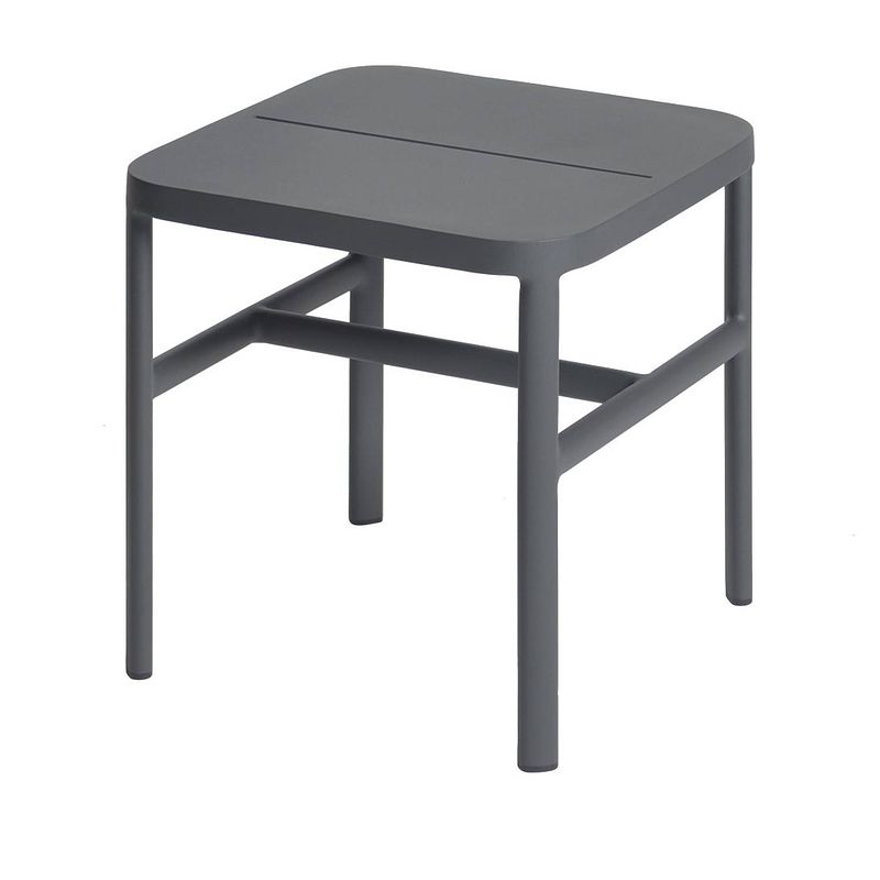 Foto van Grace side table 40x40x42 cm alu anthracite