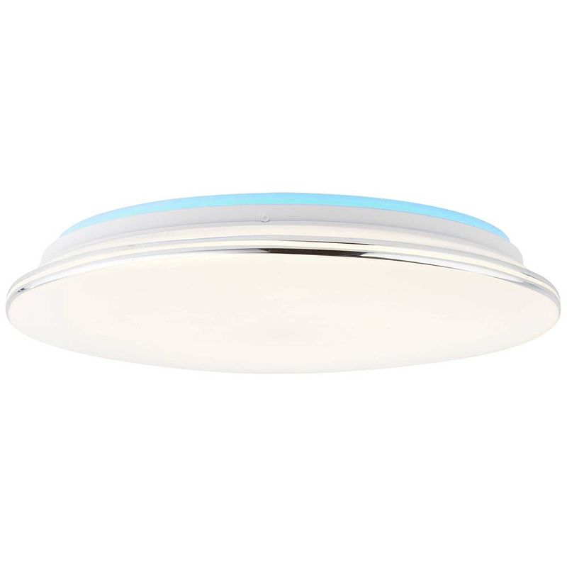 Foto van Brilliant g97045/15 edna led-plafondlamp led energielabel: g (a - g) 24 w wit, chroom