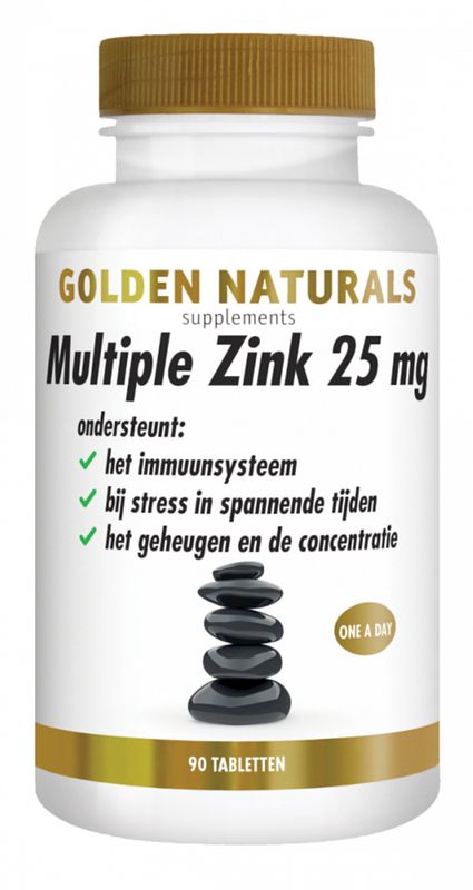 Foto van Golden naturals multiple zink tabletten