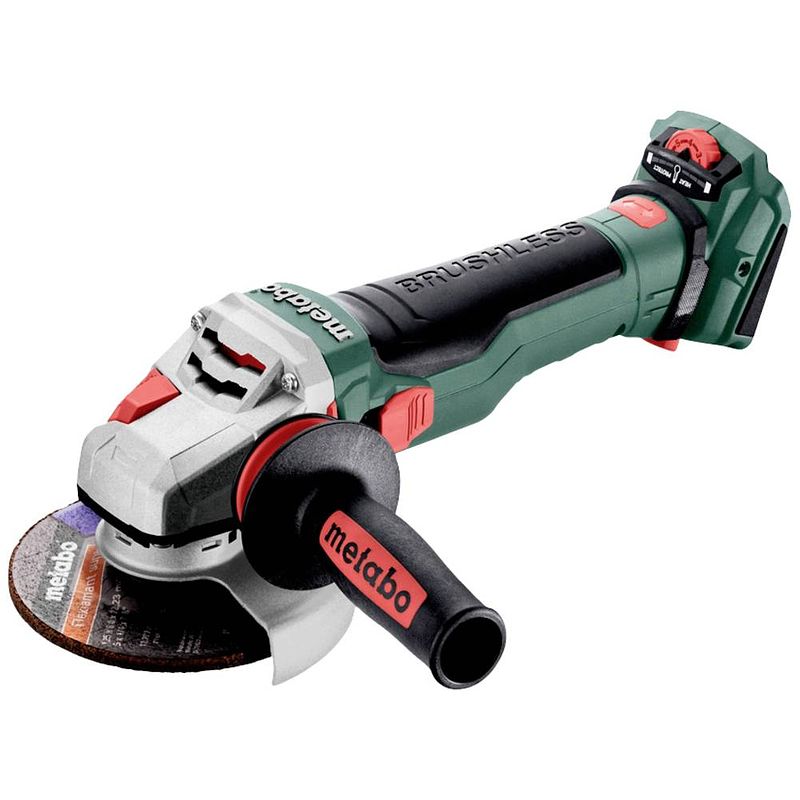 Foto van Metabo wvb 18 ltx bl 15-125 quick 601731850 haakse accuslijper 125 mm brushless, incl. koffer, zonder accu, zonder lader 18 v