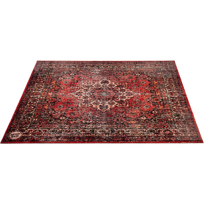 Foto van Drumnbase vp185-ord vintage persian original red drum/stage mat 185 x 160 cm