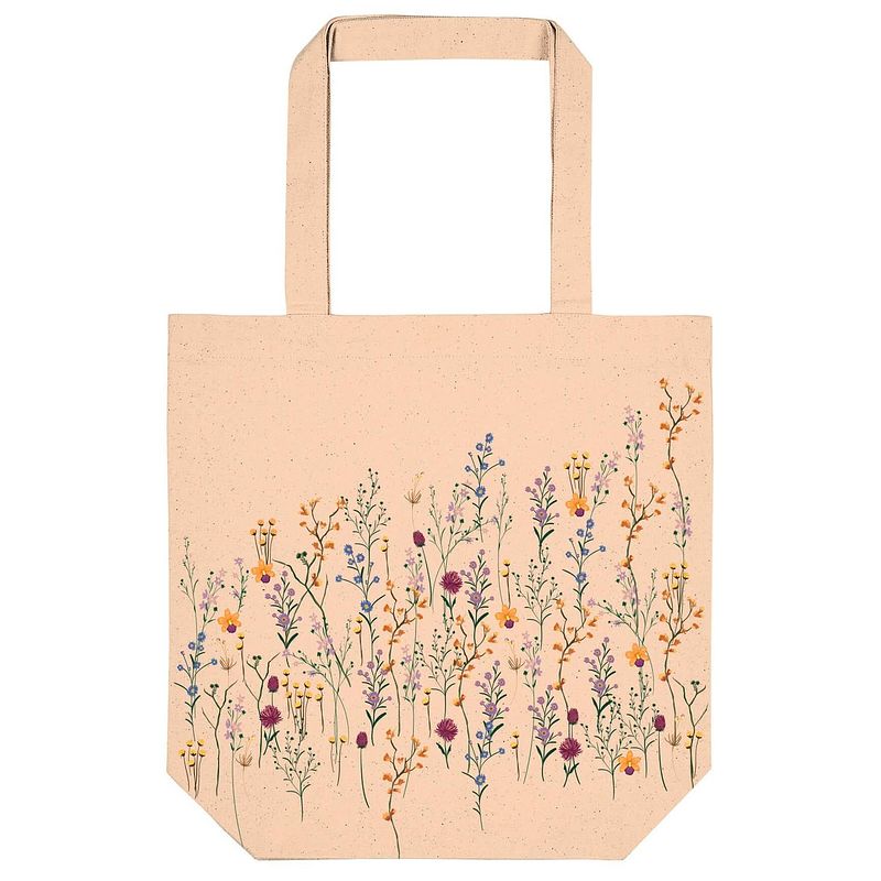 Foto van Moses shopper boodschappentas bloemen roze 37 x 38 cm