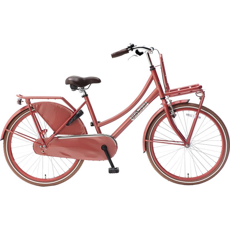 Foto van Popal meisjesfiets daily dutch basic 24 inch 42 cm meisjes terugtraprem rood