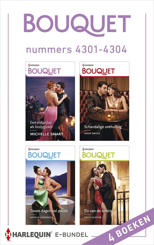 Foto van Bouquet e-bundel nummers 4301 - 4304 - andie brock - ebook (9789402553864)