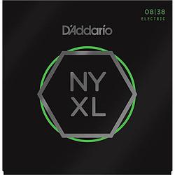 Foto van D'saddario nyxl0838 nickel wound extra super light 08-38