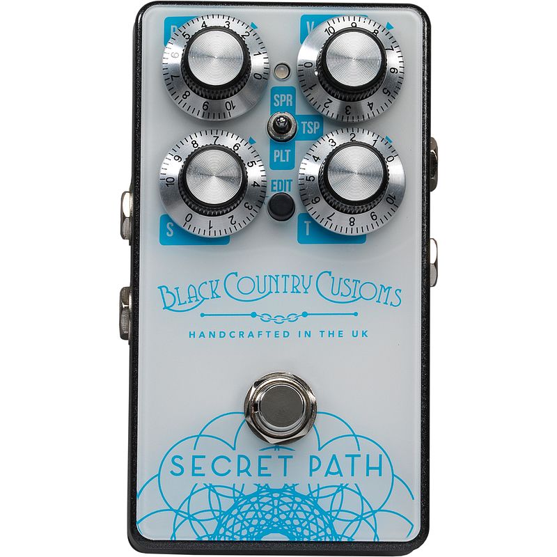 Foto van Laney black country customs secret path reverb effectpedaal